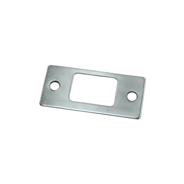 SP2753U Deadbolt Strike Plate Brushed Chrome, 10PK